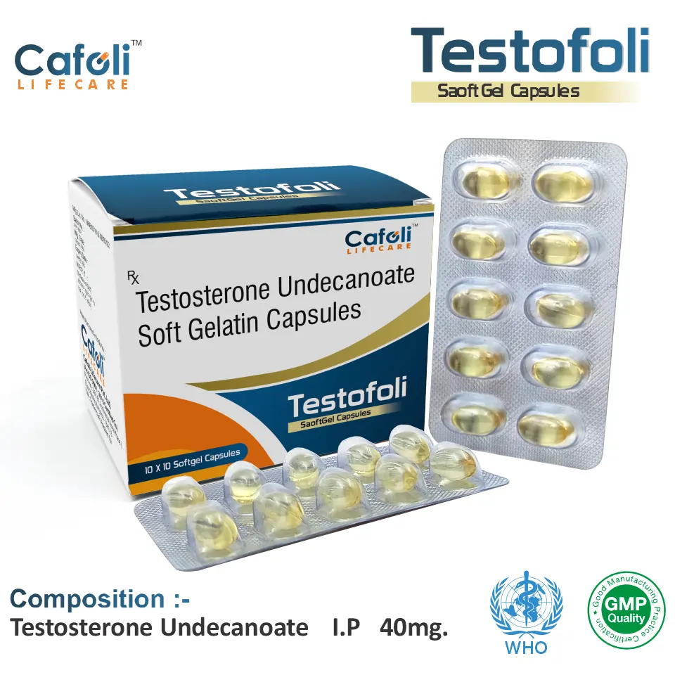 Testofoli Softgel for PCD Pharma Franchise